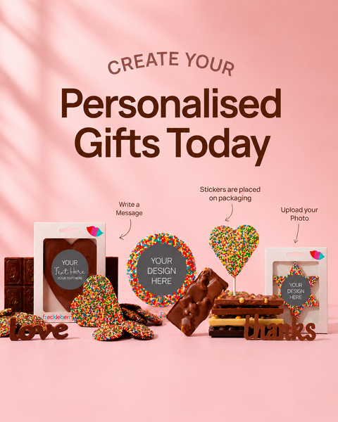 Make your gifts personalised today with freckleberry. Add that extra touch to your git giving. 