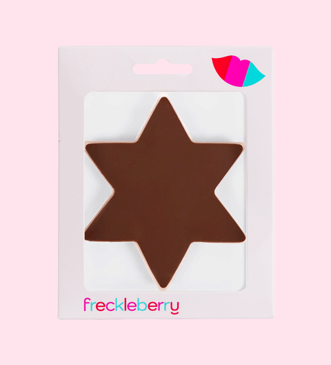 Premium Belgian dark chocolate star – a simple yet delicious treat perfect for Christmas gifting or festive celebrations.