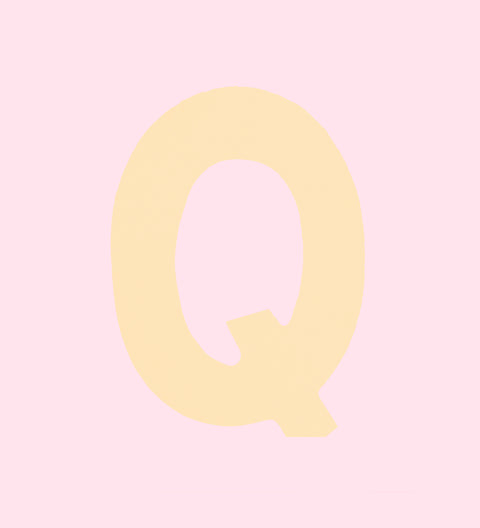 White Belgian chocolate Letter Q. Perfect gift for birthday, cake toppers, weddings and other events. 