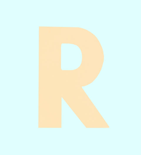 White Belgian chocolate Letter R. Perfect gift for birthday, cake toppers, weddings and other events. 