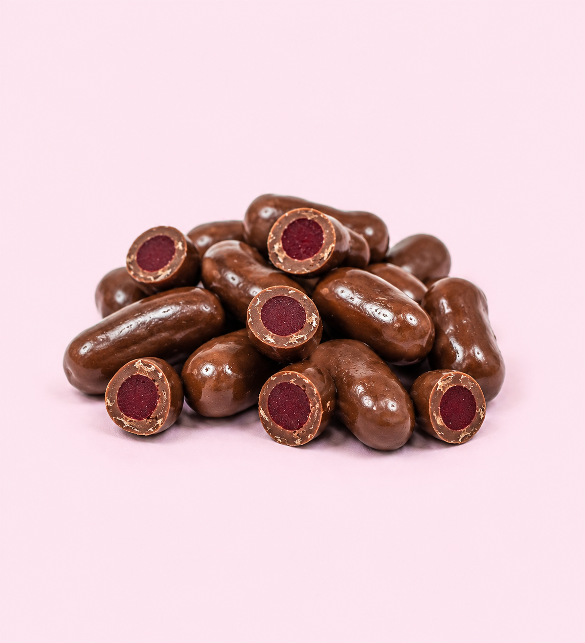 Milk Chocolate Raspberry Bullets – Freckleberry Chocolate Factory