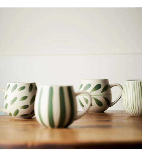 Robert Gordon - hug me olive green mug set of four