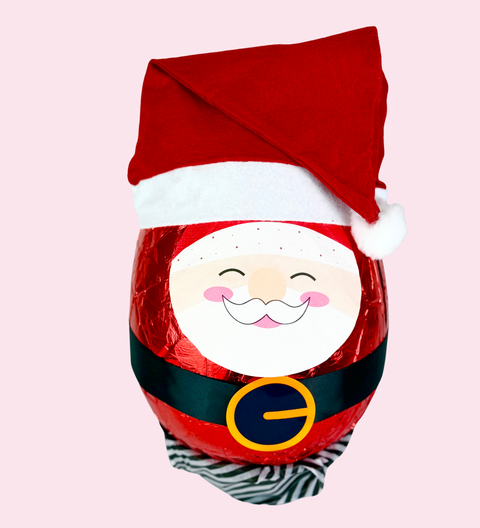 Santa 1kg Chocolate - enjoy your Christmas table with this festive chocolate santa