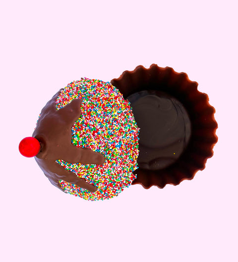 Fun, edible Belgian chocolate cake designed to be smashed and shared, perfect for celebrations and memorable moments. Shell only, no fillings