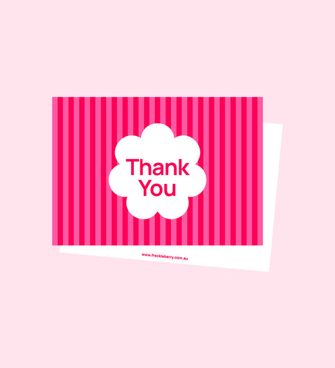 Thank you Message Card