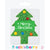 Christmas Green Freckle M&M Tree - Merry Christmas