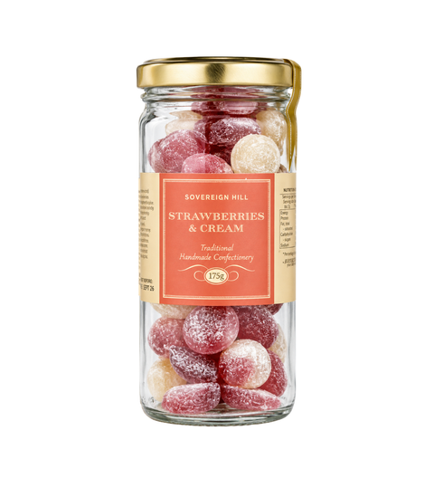 Strawberries and Cream - Sovereign Hill Confectionary