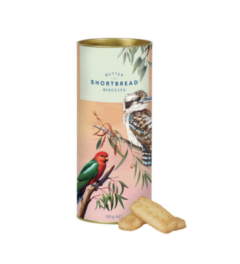 Australian shortbread biscuit tin. Novelty Australian gift