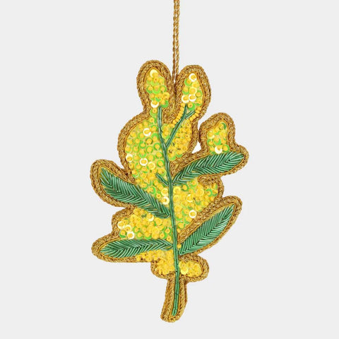 Christmas wattle decoration vixen and velvet, australian flora, tree