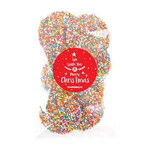 Christmas White Chocolate Freckles