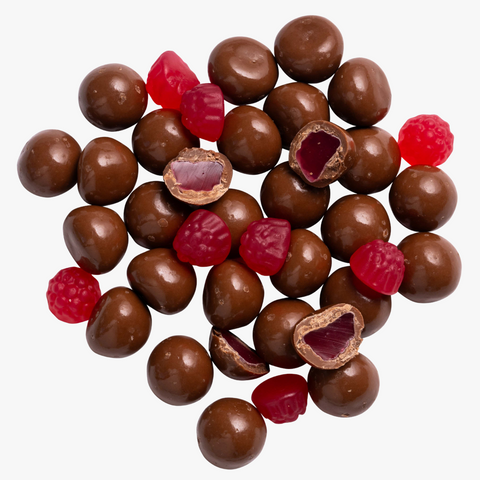 Milk Chocolate Coated Raspberries