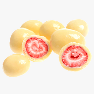 White Chocolate Coated Freeze Dried Strawberries 150g