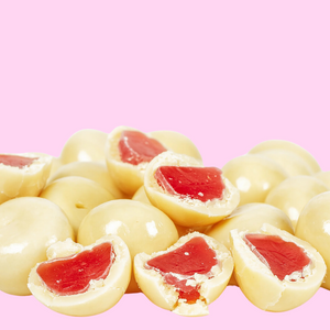 White Chocolate Coated Raspberries