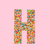 Freckleberry - Freckle Letter H