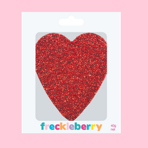 Valentine's Red Freckle Heart