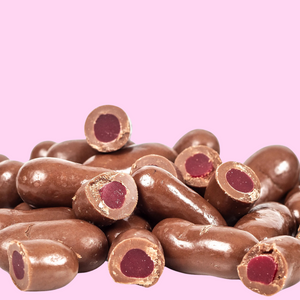 Milk Chocolate Raspberry Bullets 180g