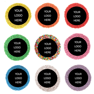 Corporate Personalised 40g Single Chocolate Freckle - Logo/Graphic Upload