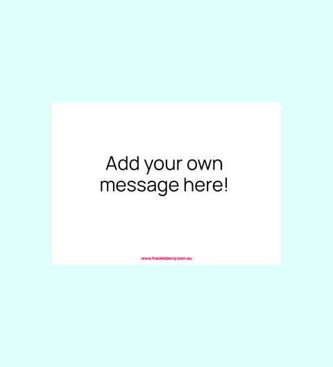 Easter Personalised Message Card