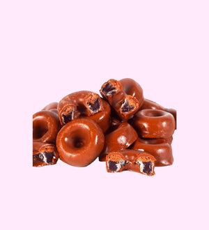 Chocolate Coated Aniseed Rings