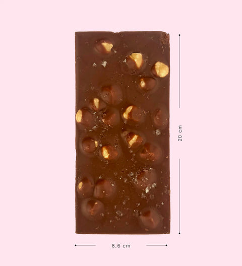 Hazelnut, Caramel and Sea Salt Block
