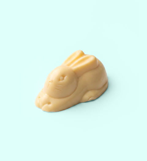 White chocolate bunny