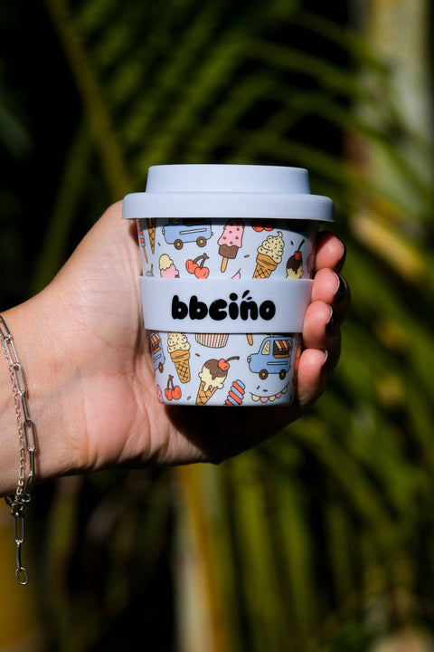 Scoops in Blue Babycino Cup - 120ml