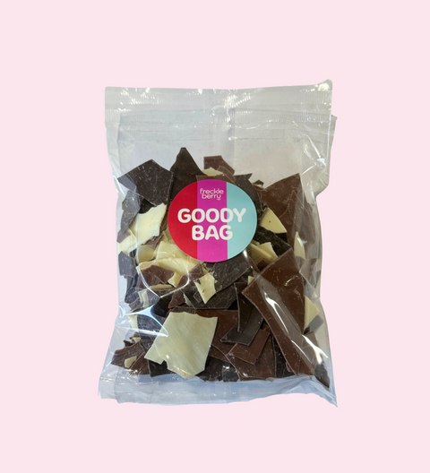 milk, dark and white think Belgian chocolate shards to use in hot chocolates, decorate cakes and more