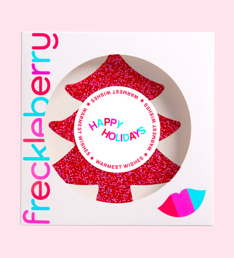 Christmas Giant Freckle Tree - Pink & Red Freckles