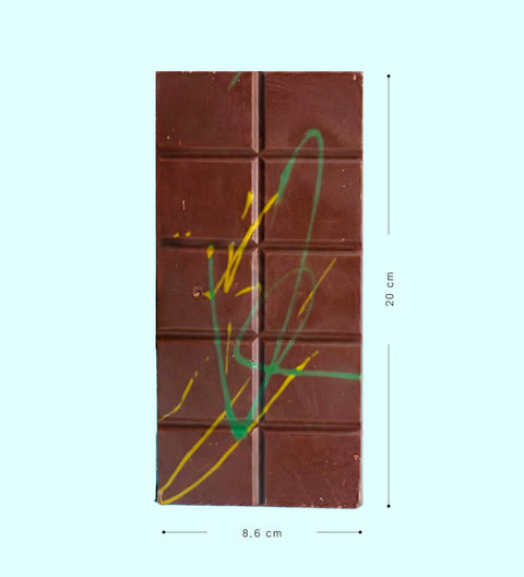 Dubai Chocolate bar. Traditional handmade Dubai chocolate. 