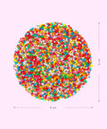 Multi coloured freckle Belgian chocolate 40g Freckle for corporate events, gifts, birthdays, events, branding. 