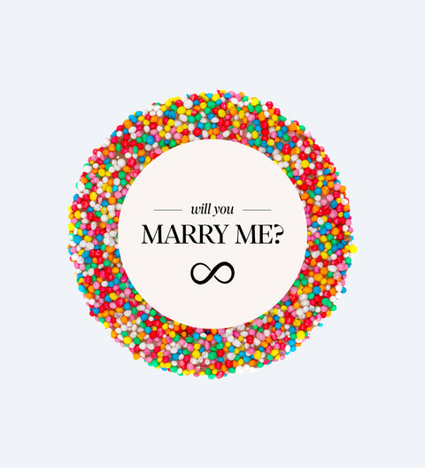 Show your special person that you want to marry them with a chocolate