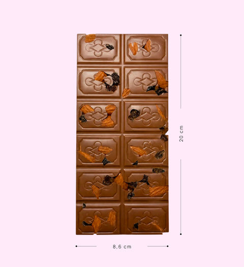 Fruit and nut block milk chocolate