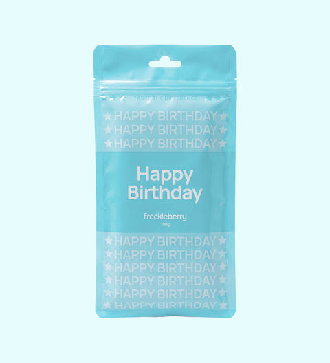 Happy Birthday - Premium Belgian Chocolate Block