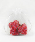 Wedding gift bonbonniere. Small Belgian chocolate hearts. 