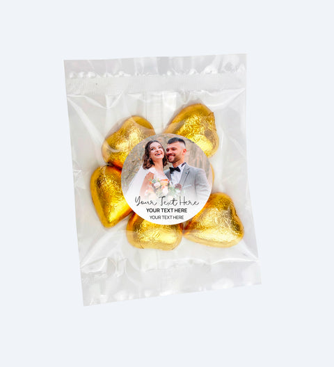 Chocolate hearts for gifts