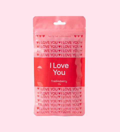 I Love You - Premium Belgian Chocolate Block