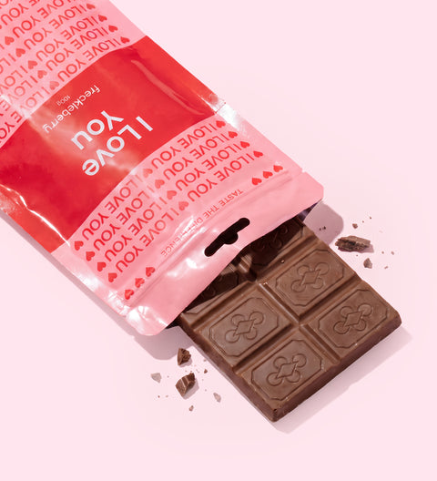I Love You - Premium Belgian Chocolate Block