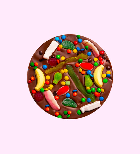Personalised 330g Giant Lolly Pizza - Custom Teacher's Name and Text