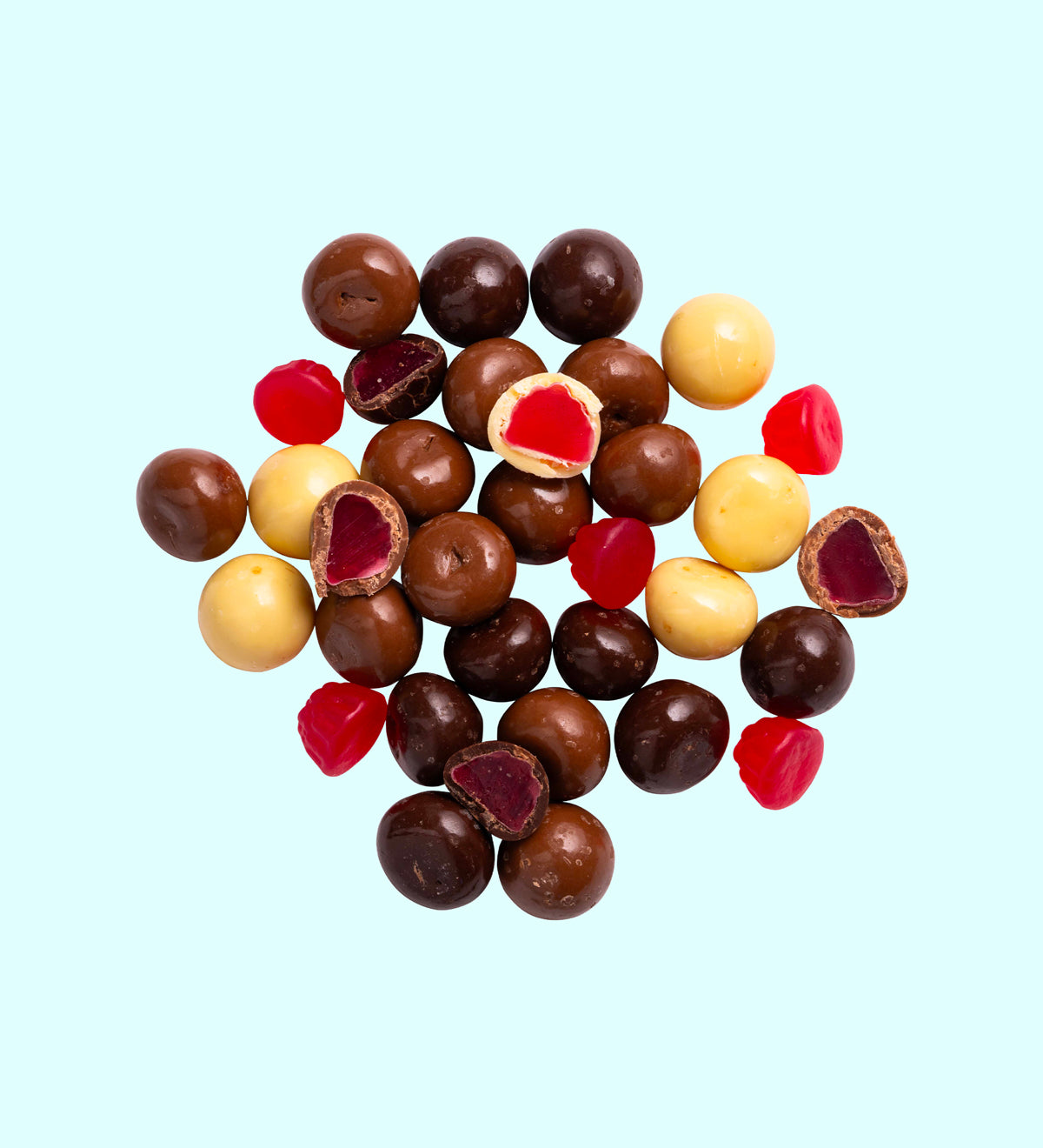 Mixed Chocolate Coated Raspberries