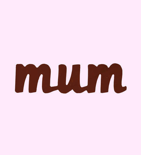 Mum word in dark premium Belgian chocolate. Perfect for corporate gifts, team building, staff, friends and family.  Mother's day, mums gifts. 
