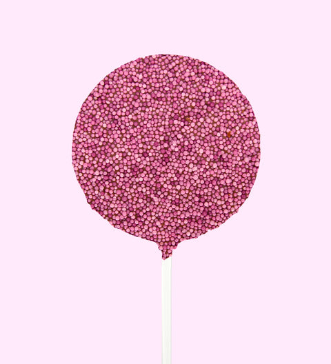 PURPLE freckle round chocolate pop