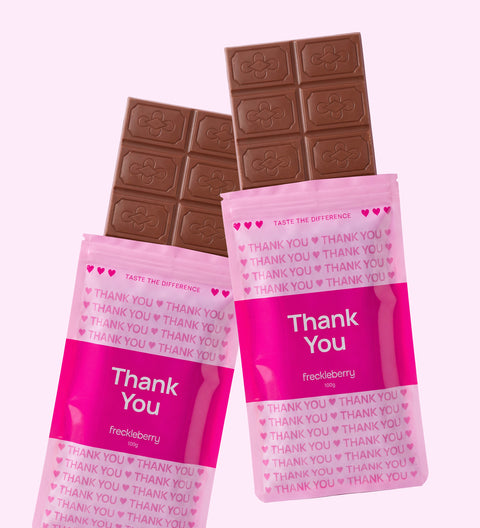 Thank You - Premium Belgian Chocolate Block