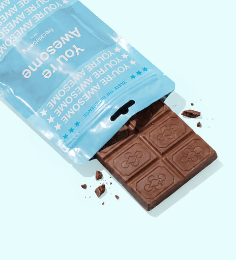 You're Awesome - Premium Belgian Chocolate Block