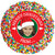 Personalised Christmas 40g Single Freckle - Santa Hat