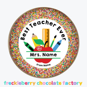 Personalised 220g Giant Freckle - Custom Teacher's Name and Text