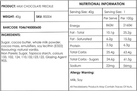 Easter Single Freckle 40g - You're A Good Egg