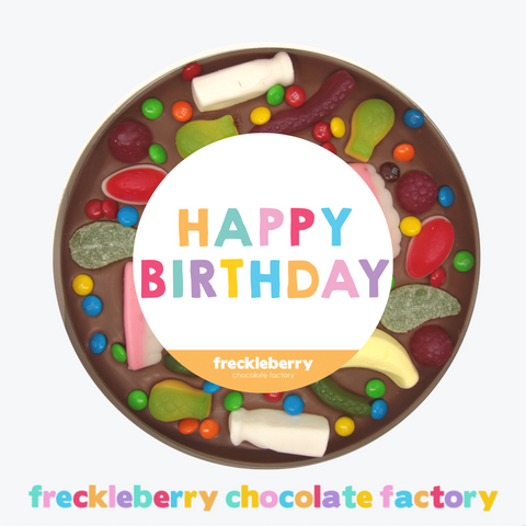 Freckleberry - Giant Lolly Pizza - Happy Birthday