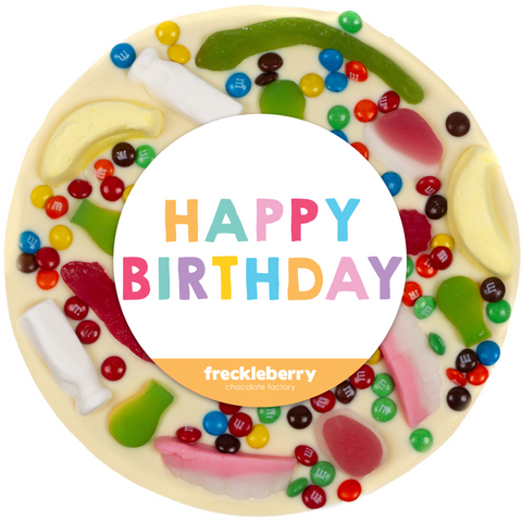 Freckleberry - Giant Lolly Pizza - Happy Birthday