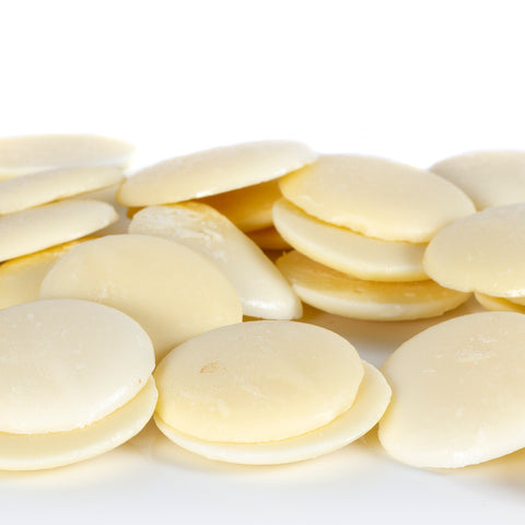Premium Belgian white chocolate pastilles made with 100% cocoa butter and natural vanilla. Smooth, creamy and perfect for melting, baking and desserts.