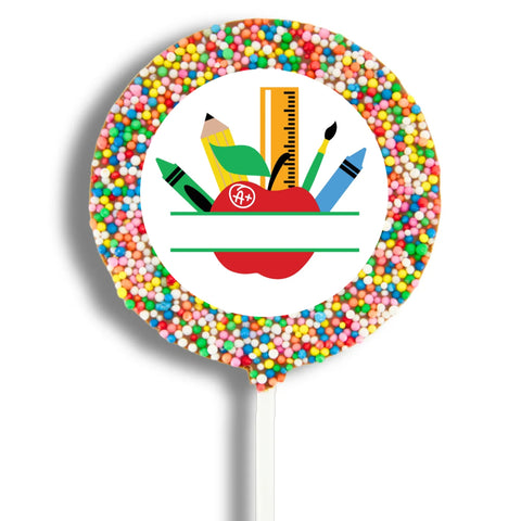 Personalised Round Freckle Pop - Custom Teacher's Gift